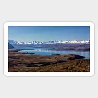 Lake Tekapo from Mt John Sticker